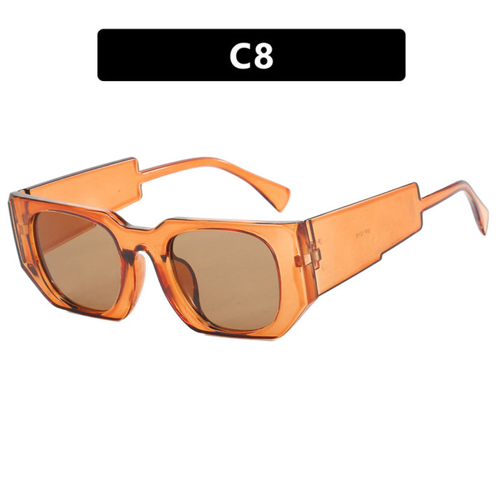 Ladies oversized sunglasses with geometric frame and UV protection Bowlift