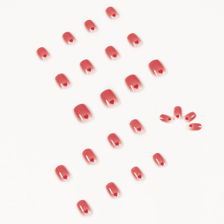 Artful nail designs with romantic heart motifs Bowlift