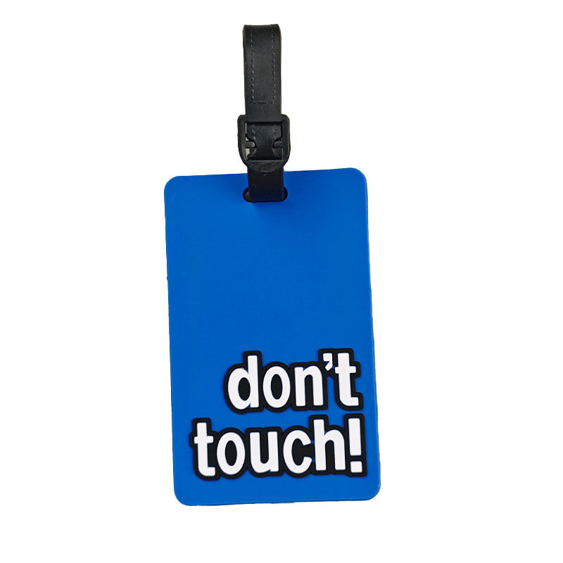 Unisex Luggage Tag with Eye-Catching Warning Message Bowlift