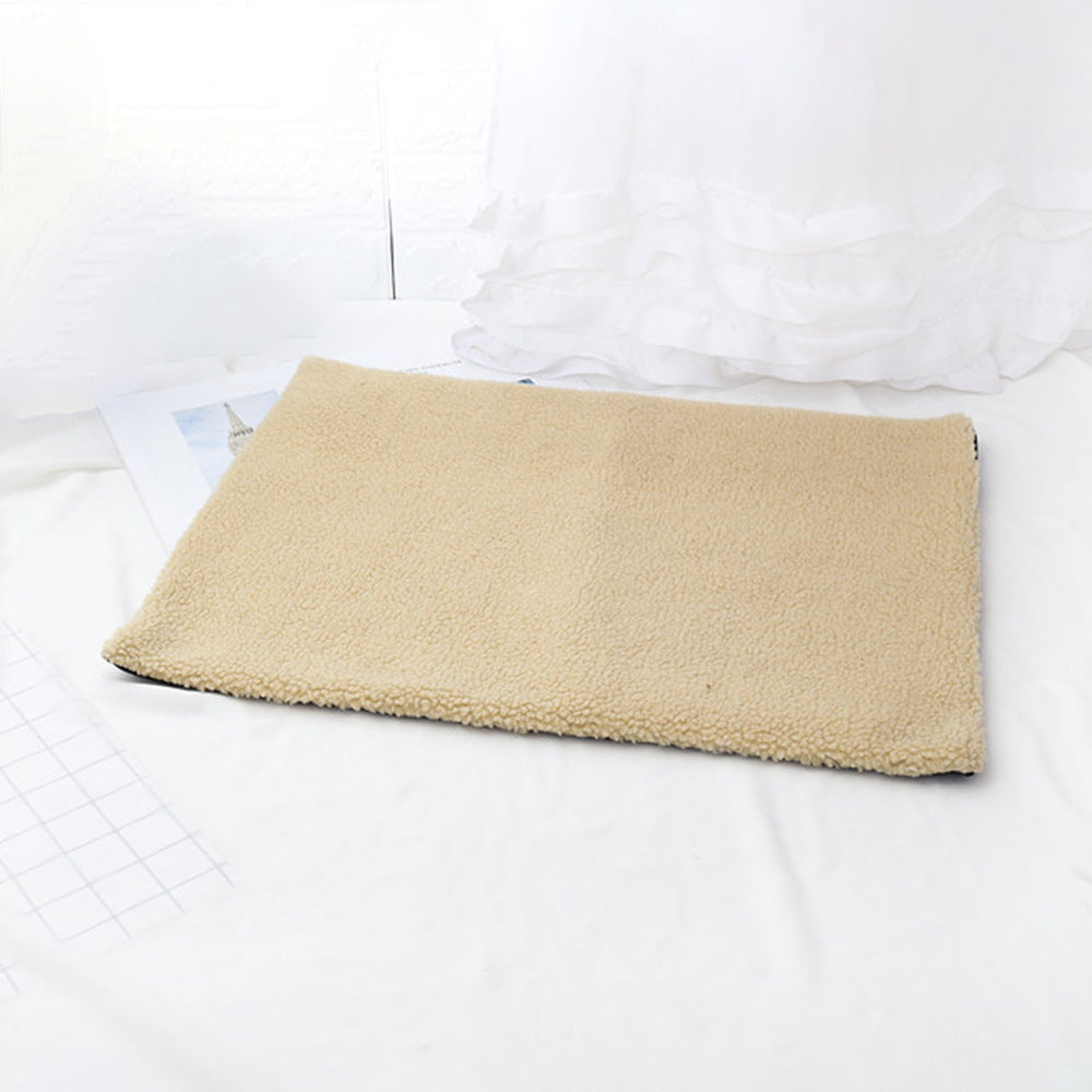 Reversible Plush Comfort  Mat  Dog Bed