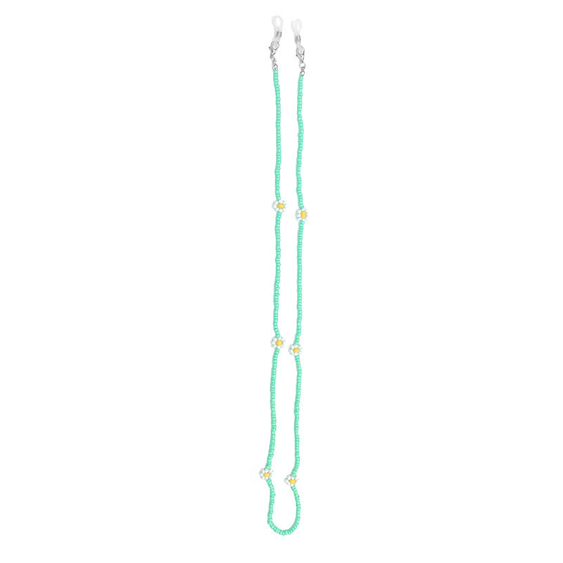 Floral Beaded Eyewear Chain Bowlift
