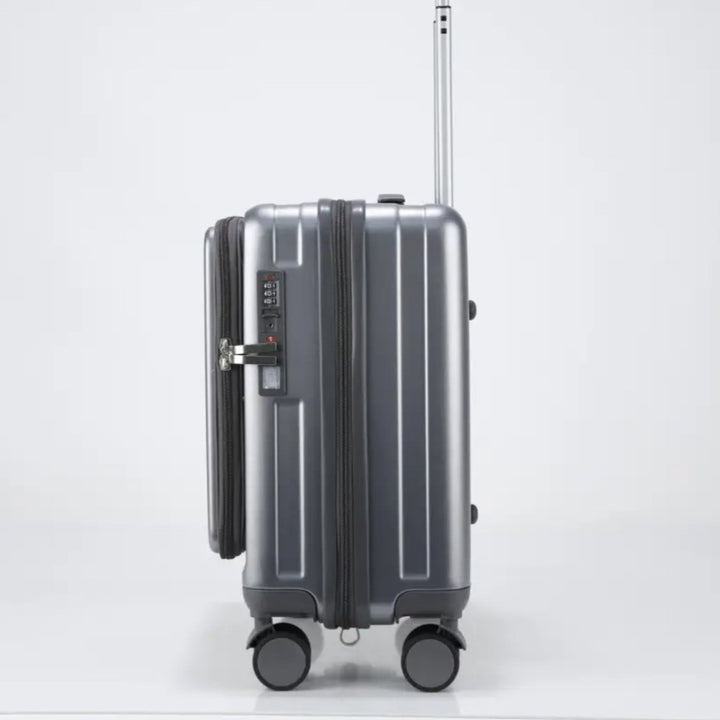Unisex Lightweight High-Durability Hard-Shell Carry-On Suitcase Bowlift