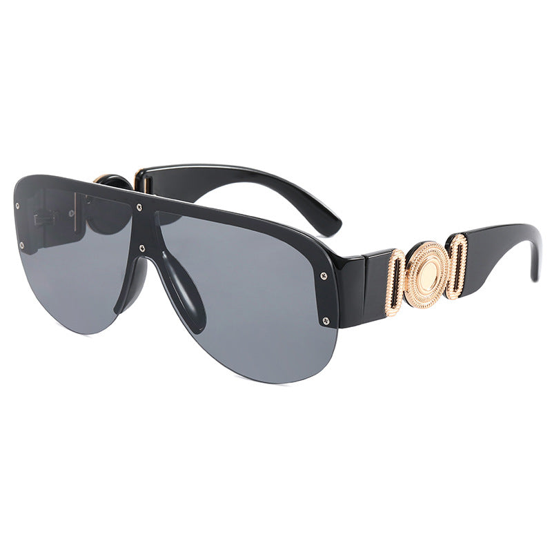 Women's large sunglasses with luxurious rim design Bowlift