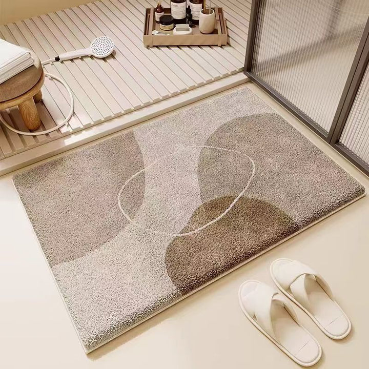 Textured Absorbent Bathroom Mat Bowlift