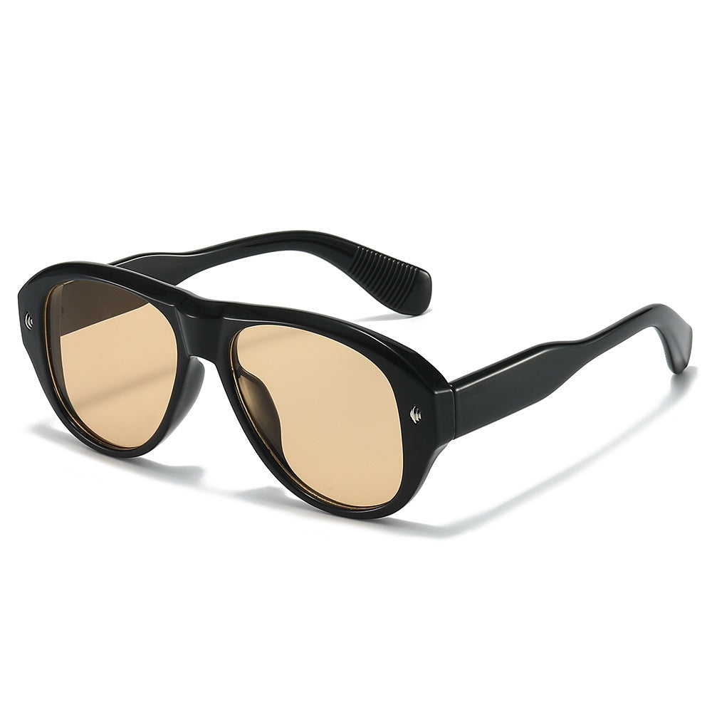 Vintage-Inspired Oversized Cat-Eye Sunglasses Bowlift