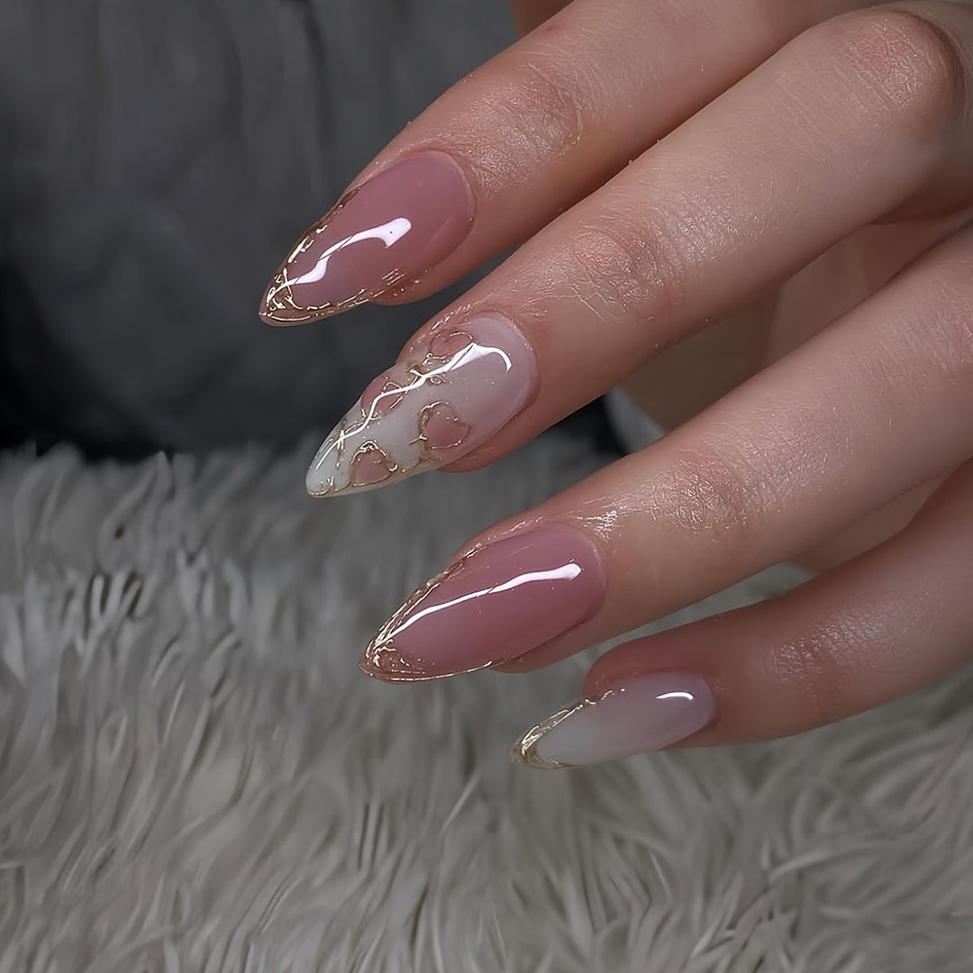 Artistic Stiletto Nail Art Extensions Bowlift