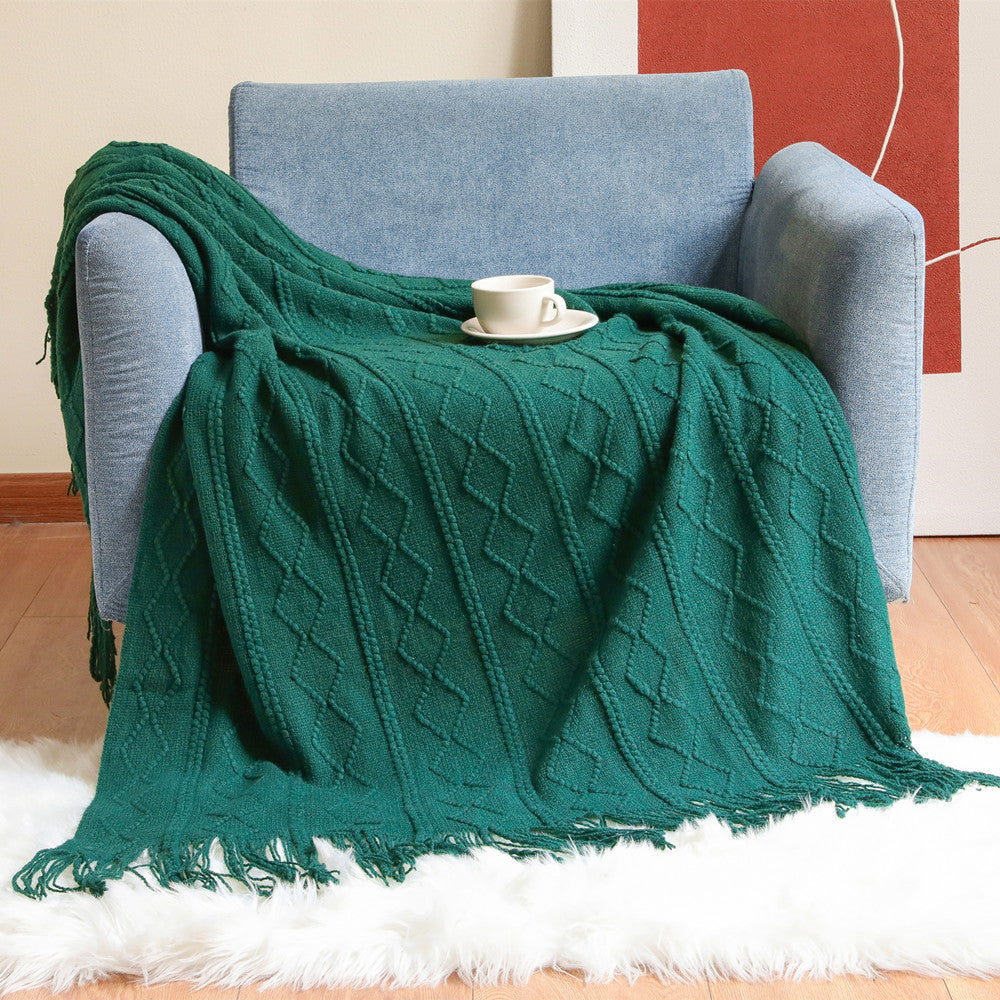 Textured Knit Scarf Bowlift