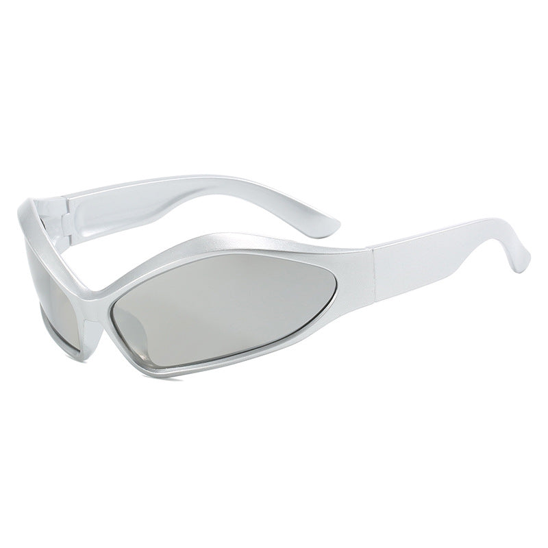 Women's Sporty Sunglasses with Aerodynamic Design Bowlift