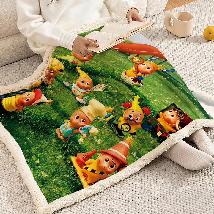 Soft Flannel Cartoon Fleece Blanket