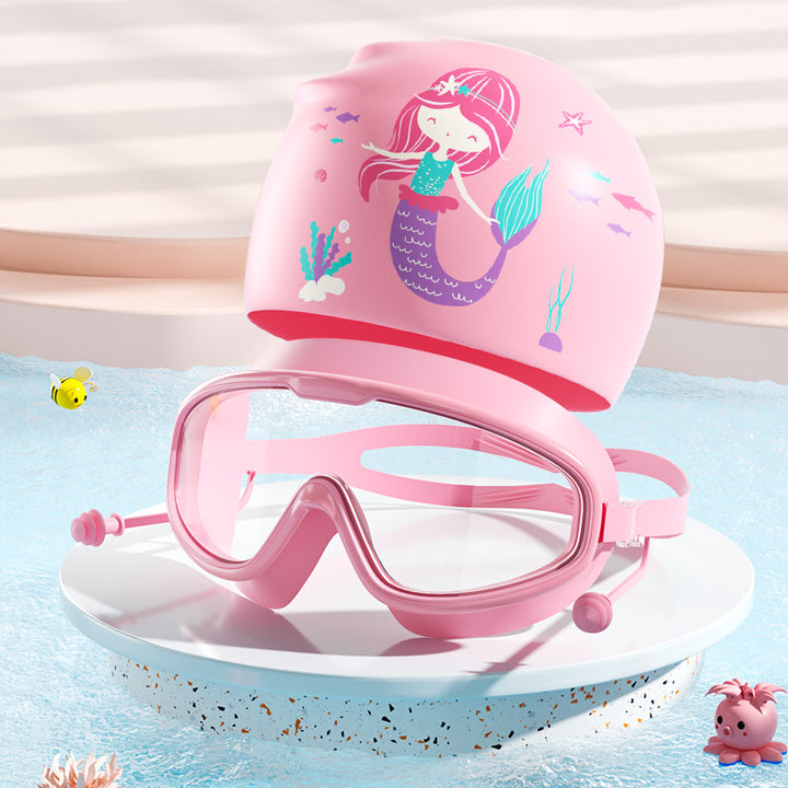 Kids Fun Tiger-Themed Swim Set Bowlift