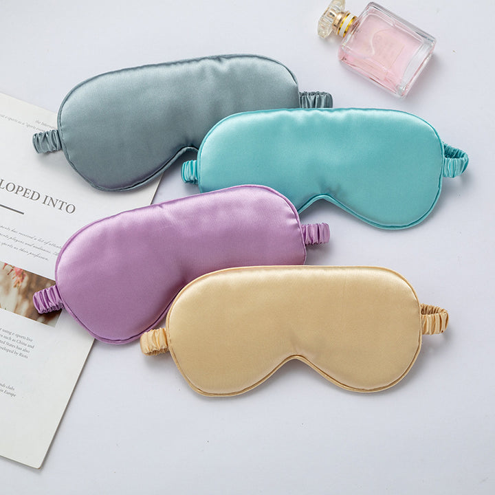 Unisex nan luxurious satin sleep mask with adjustable elastic band and soft padding Bowlift