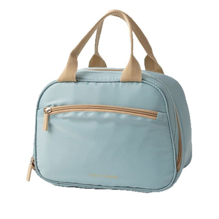 Insulated Thermal Lunch Tote Bag with Dual-Zip Compartments Bowlift