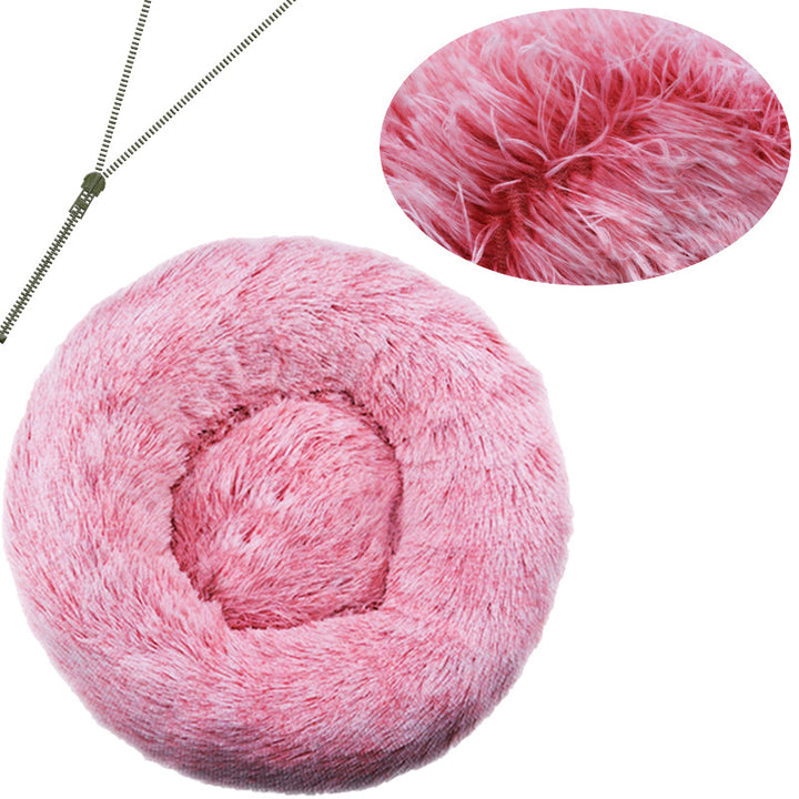 Plush Circular Dog Bed