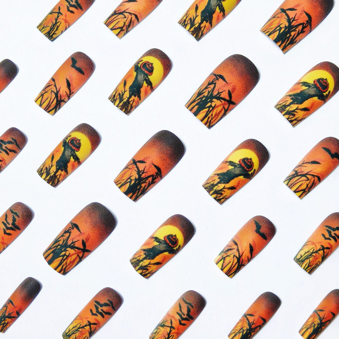Halloween-Inspired Art Nail Wraps Bowlift