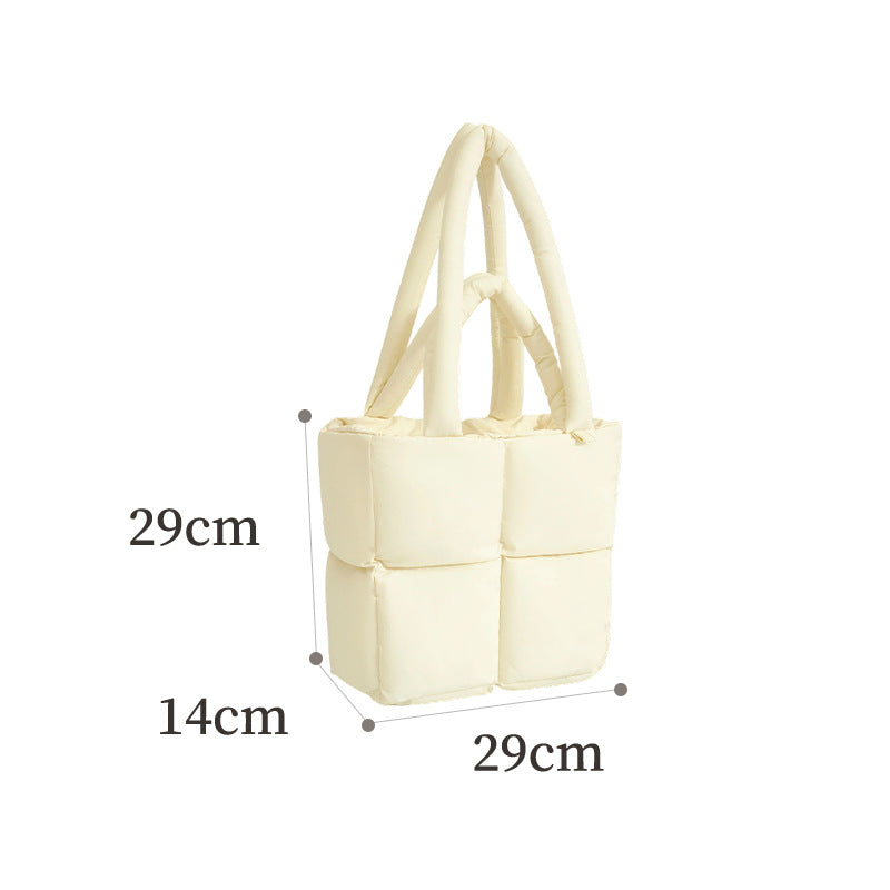 Quilted Puff Tote Bag Bowlift