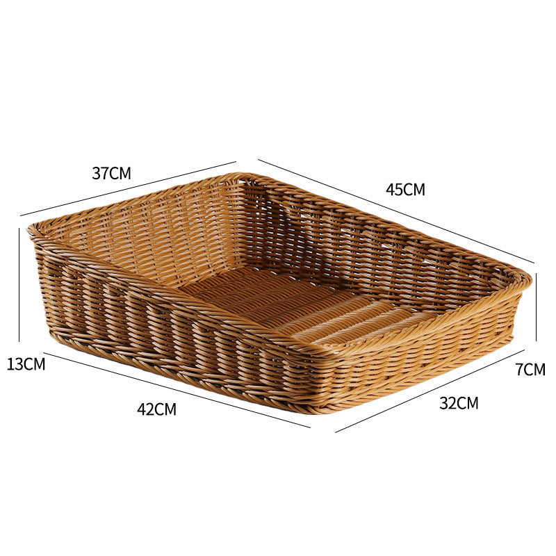Unisex Portable Storage Box made of Woven Rattan Bowlift