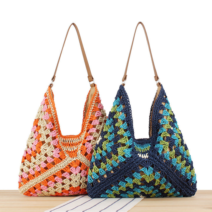 Designer crossbody bag in modern net design Bowlift