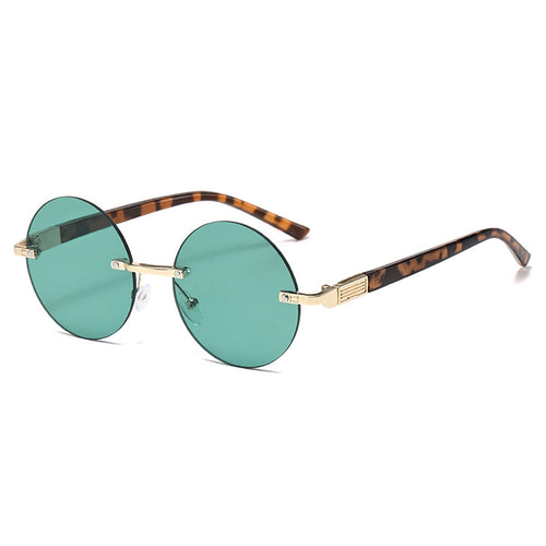 Retro Circular Frame Sunglasses