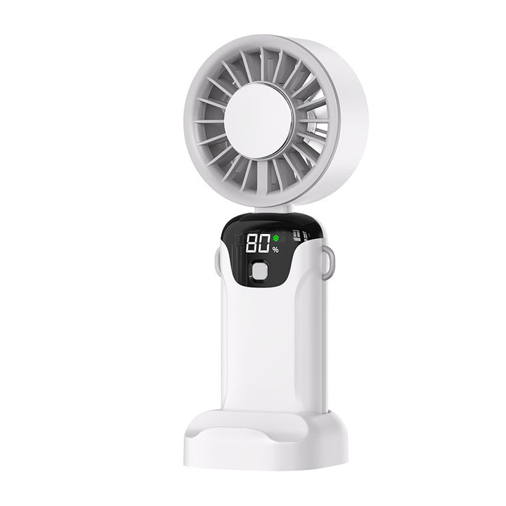 Women's portable battery fan with digital display Bowlift