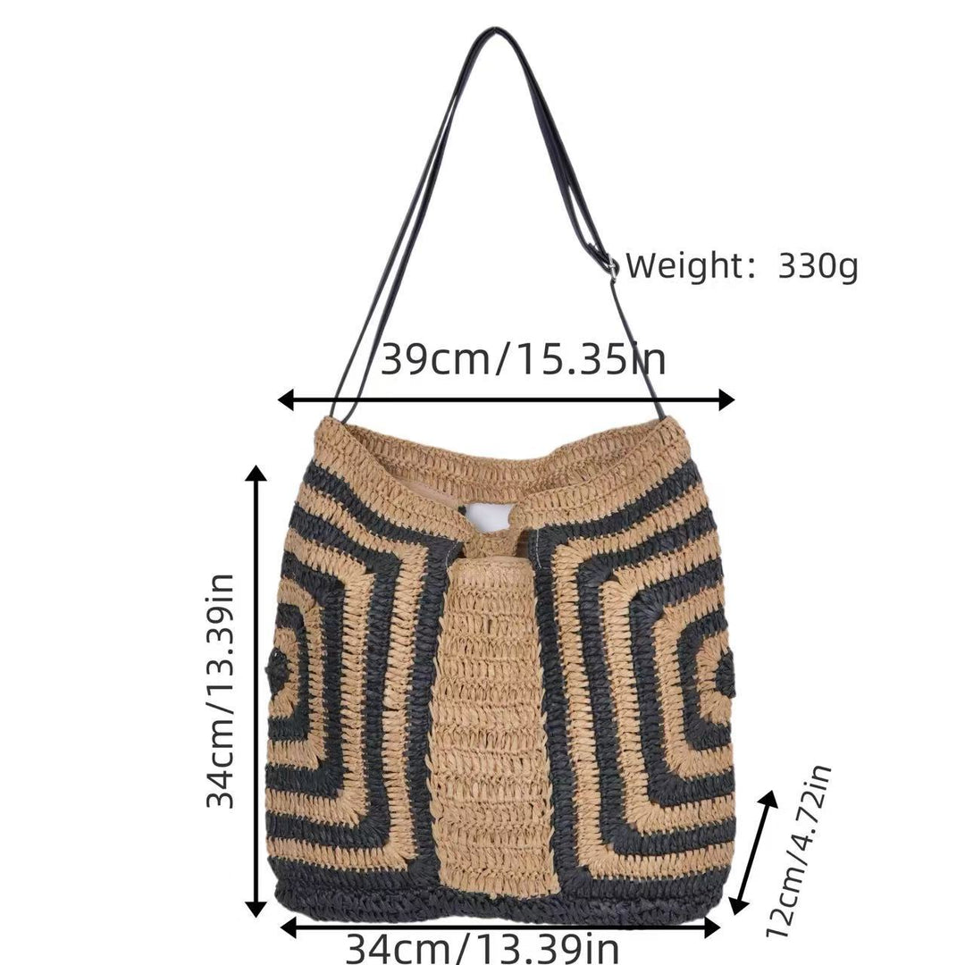 Practical Shopper Bag Made of Natural Material with Graphic Design Bowlift