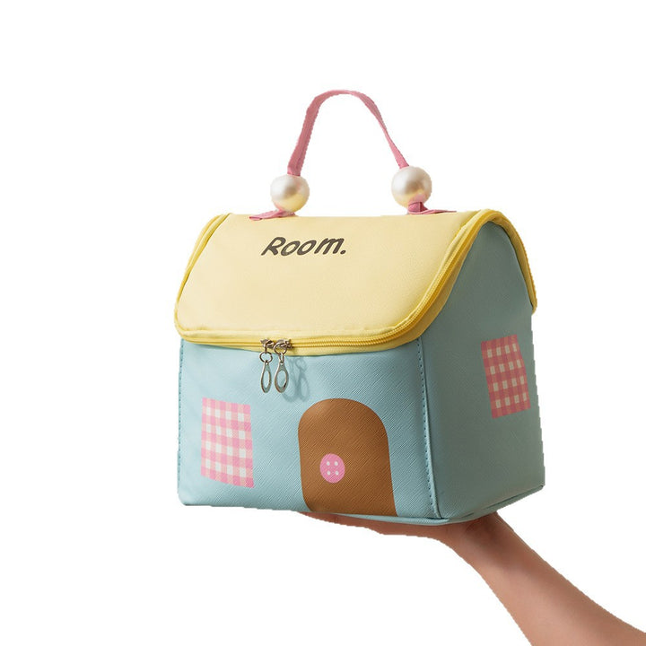 Cute House-Shaped Storage Bag Bowlift