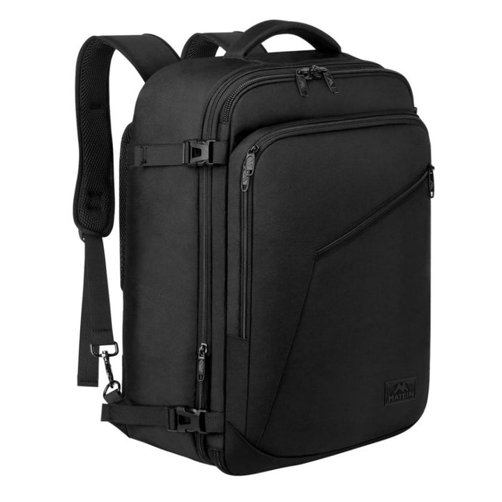 Multifunctional travel backpack with integrated storage compartments and ergonomic design Bowlift