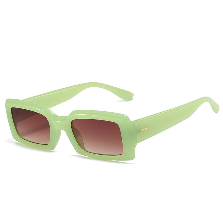 Oversized Geometric Sunglasses with Gradient Lenses Bowlift