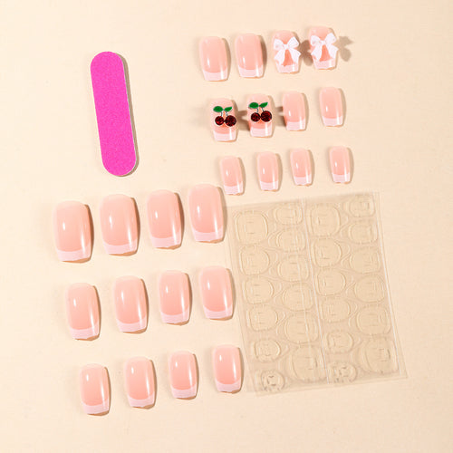 Creative French Tip Nail Art Bowlift