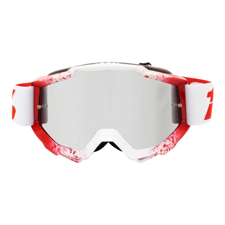 Impact resistant anti fog motocross goggles with OTG fit Bowlift