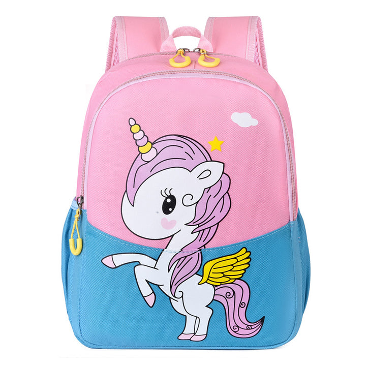 Unicorn-Themed Playful School Backpack Bowlift