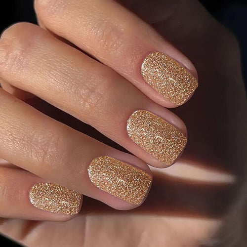 Glittery Press-On Nail Set Bowlift