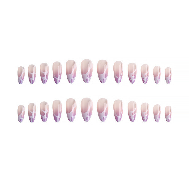 Artistic nail tips with elegant pattern Bowlift