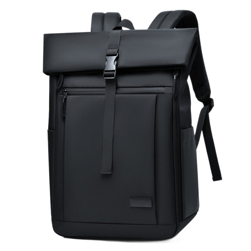 Versatile Roll-Top Laptop Backpack Bowlift