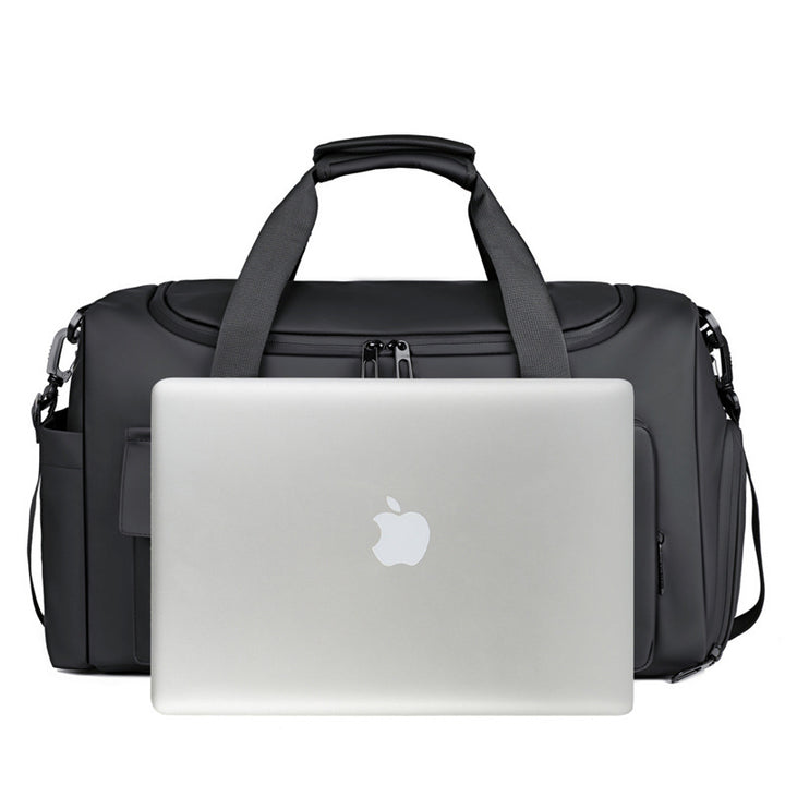 Men's Multifunctional Sports Travel Bag with Innovative Compartment Structure Bowlift