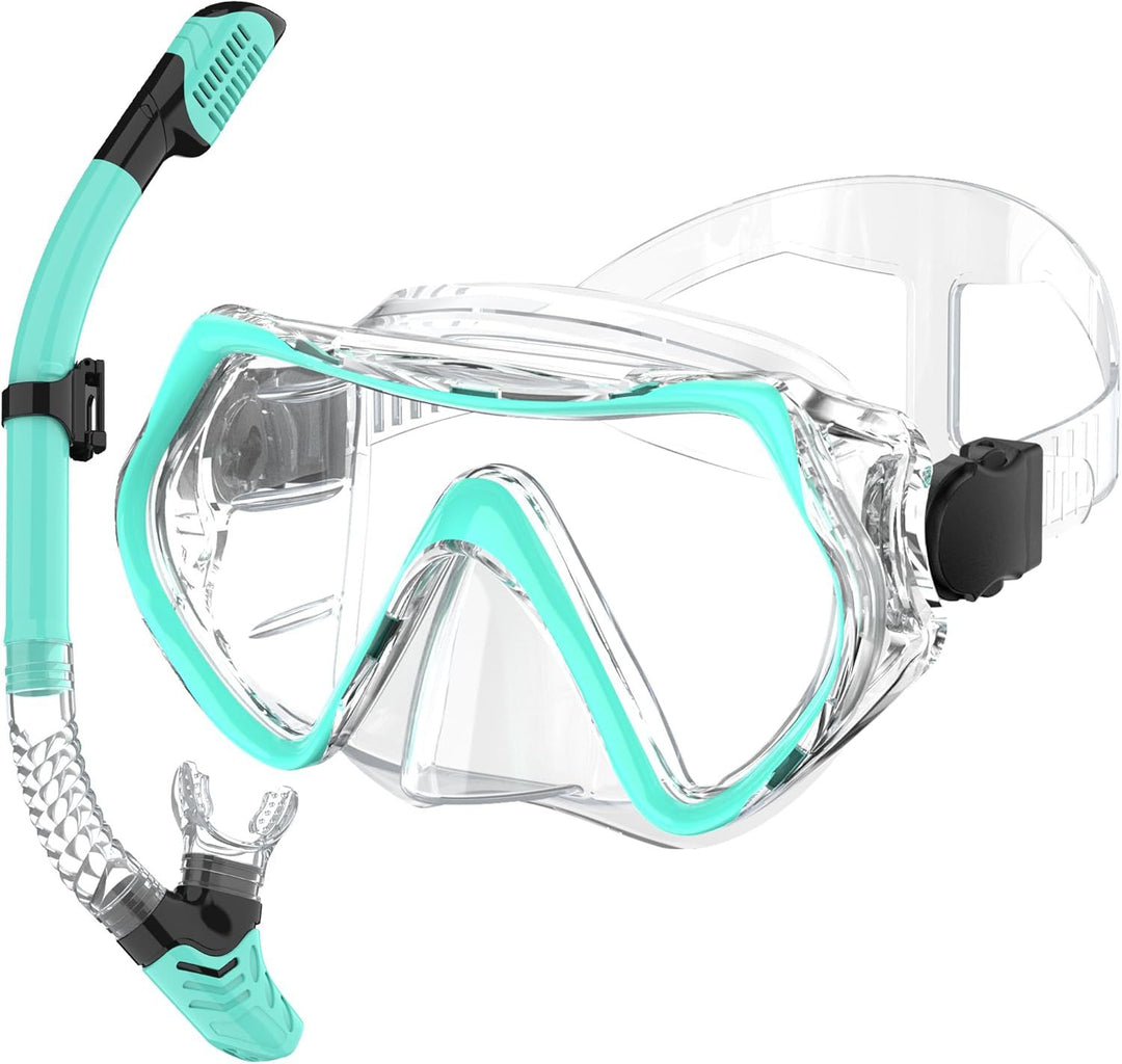 Swimming mask with visibility and comfort optimization Bowlift