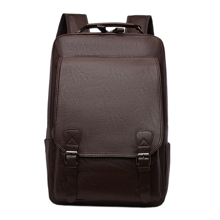 Stylish Leather Backpack Bowlift