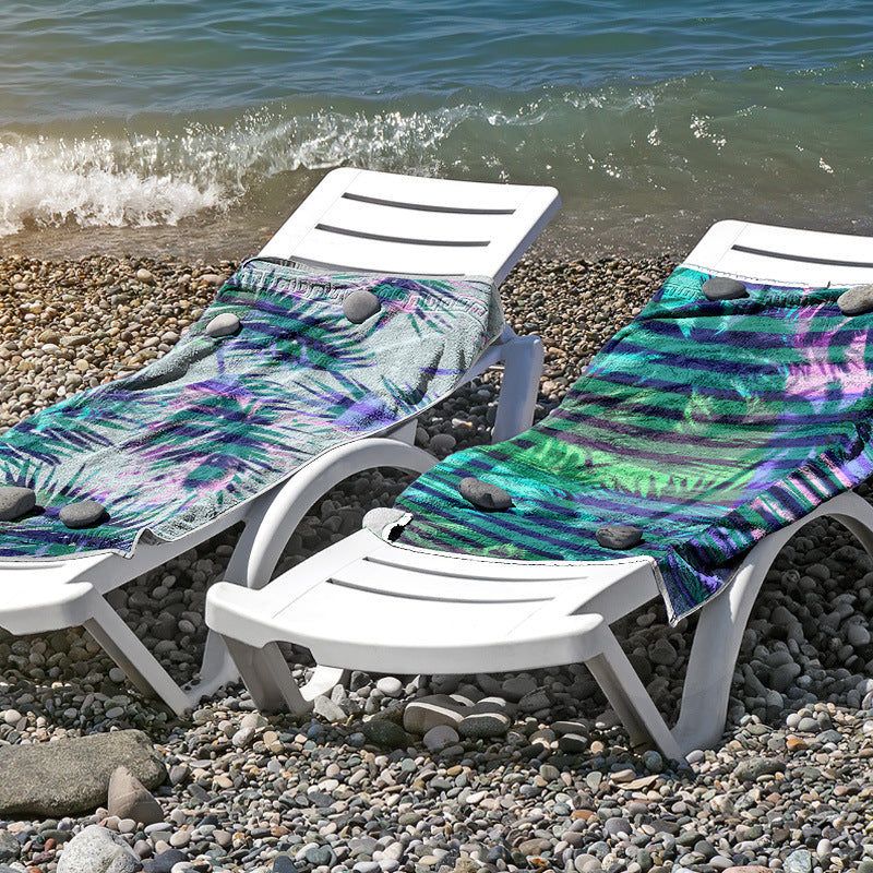 Beach towel made of skin-friendly microfiber with a creative pattern mix Bowlift