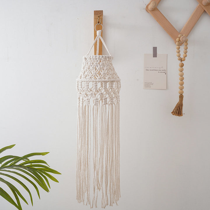 Decorative Macramé Pendant Light Bowlift