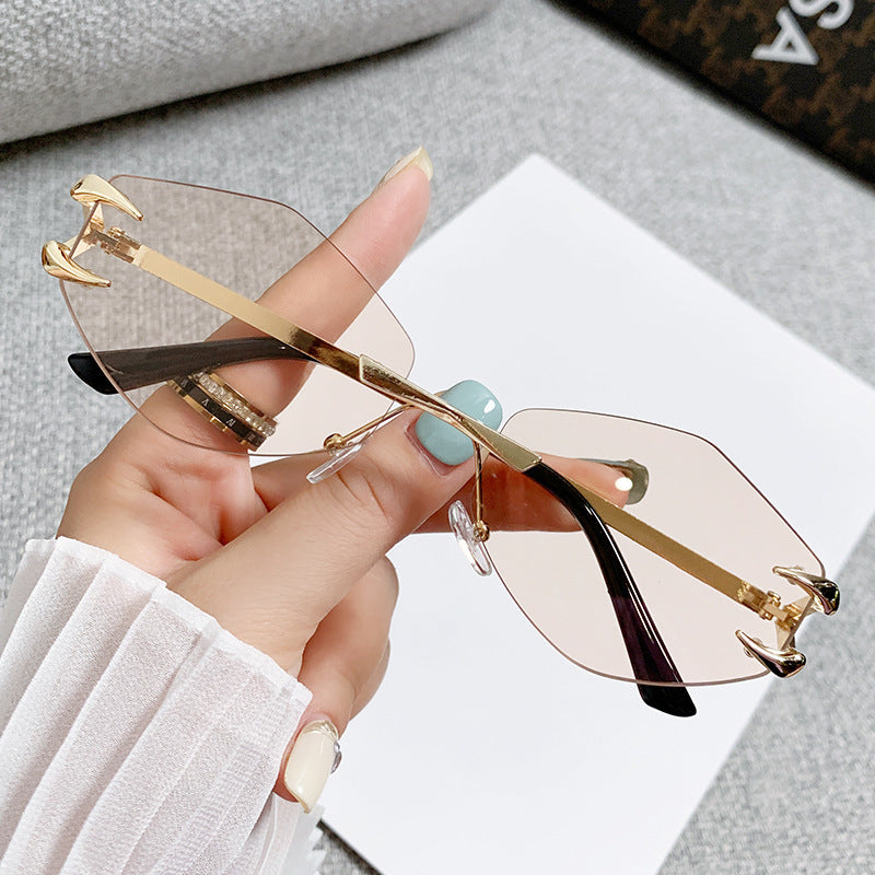 Women geometric oversized sunglasses Bowlift