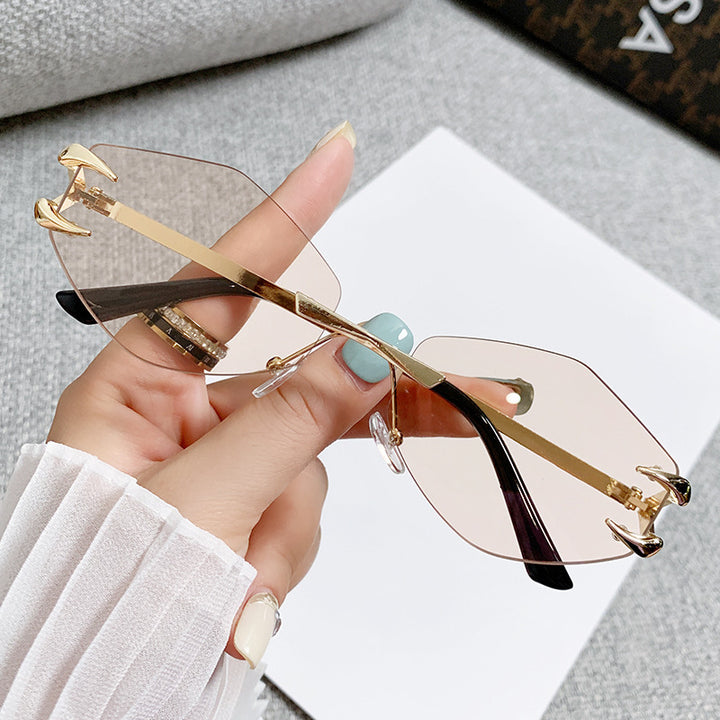 Women geometric oversized sunglasses Bowlift