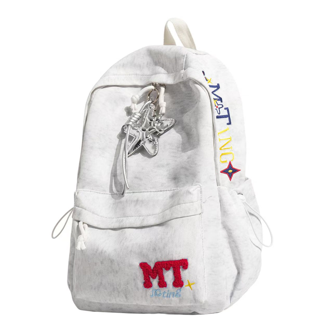 Casual Embroidered Daypack Bowlift