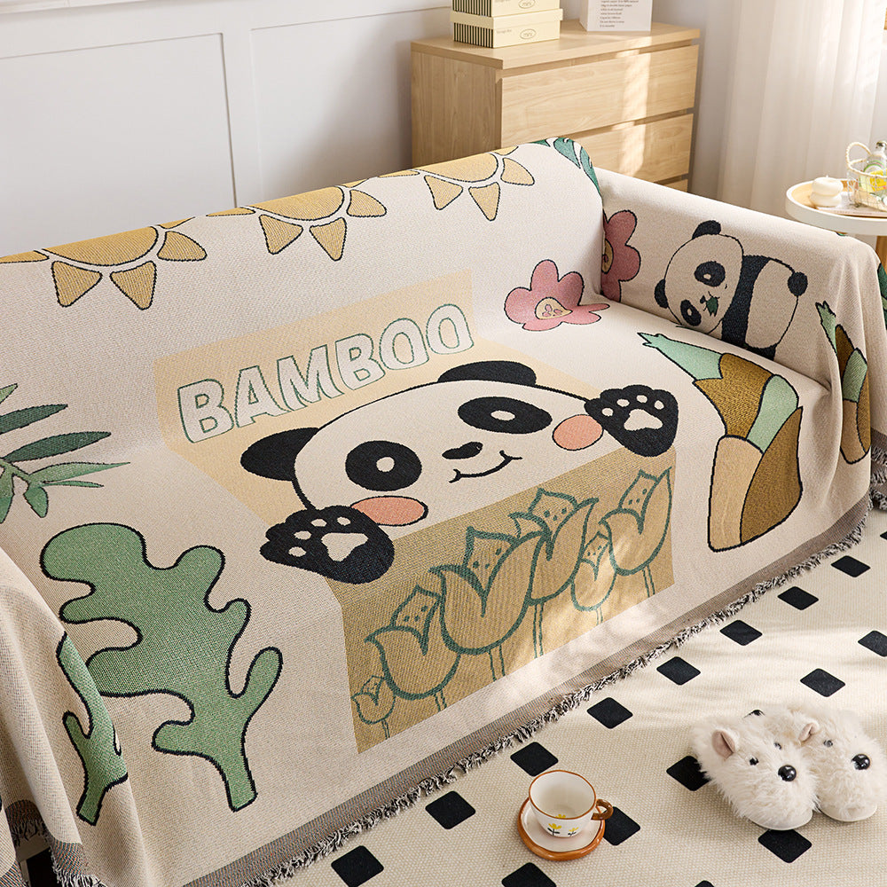 Decorative Panda Throw Blanket