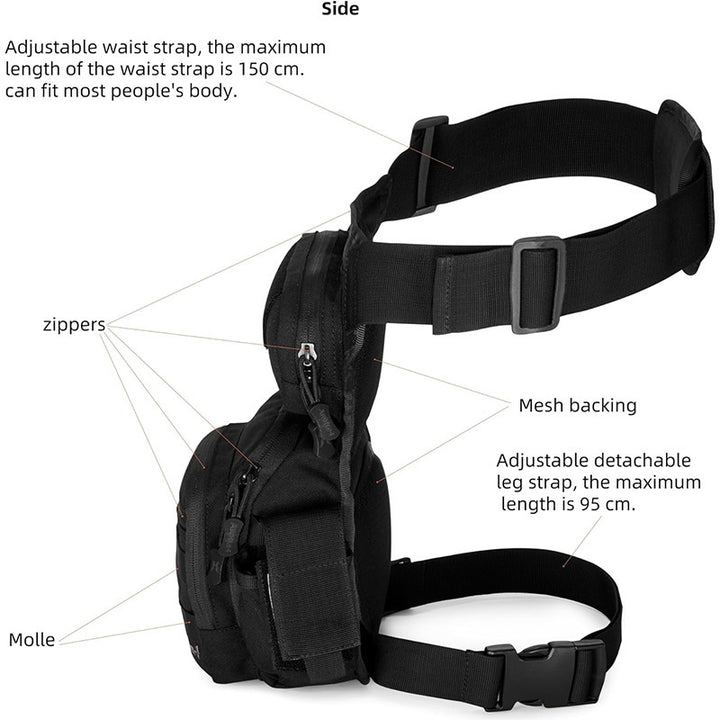 Tactical Shoulder Bag with Ergonomic Design Bowlift