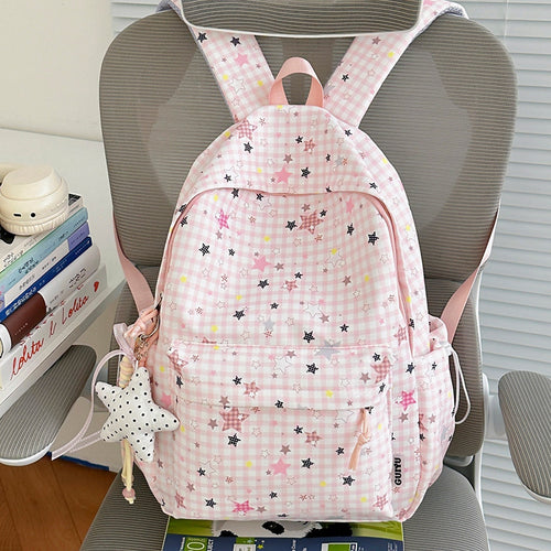 Cute Star Print Backpack