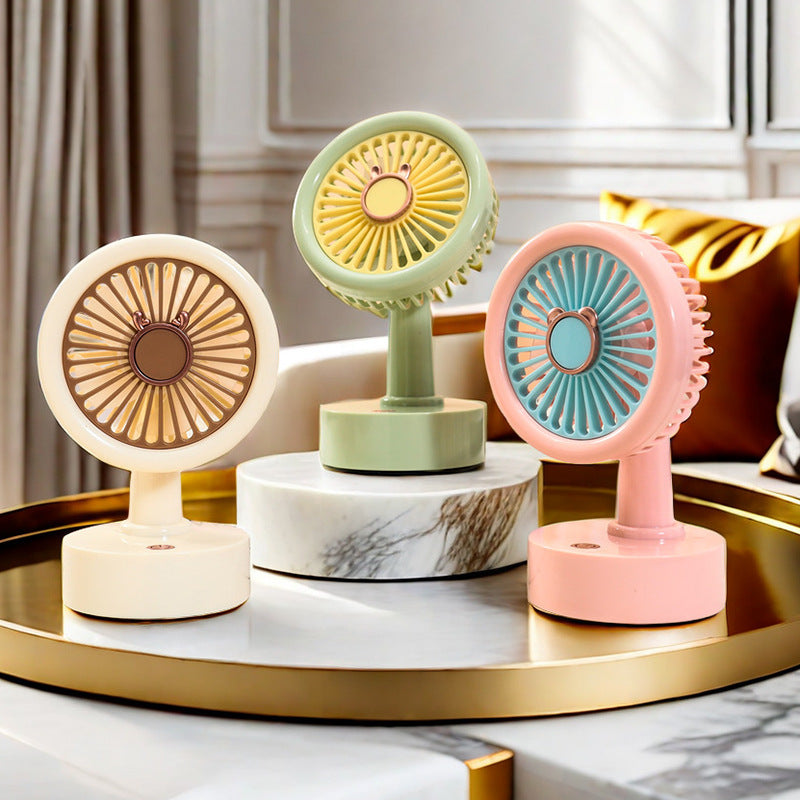 Women portable mini fan in cute monkey design Bowlift