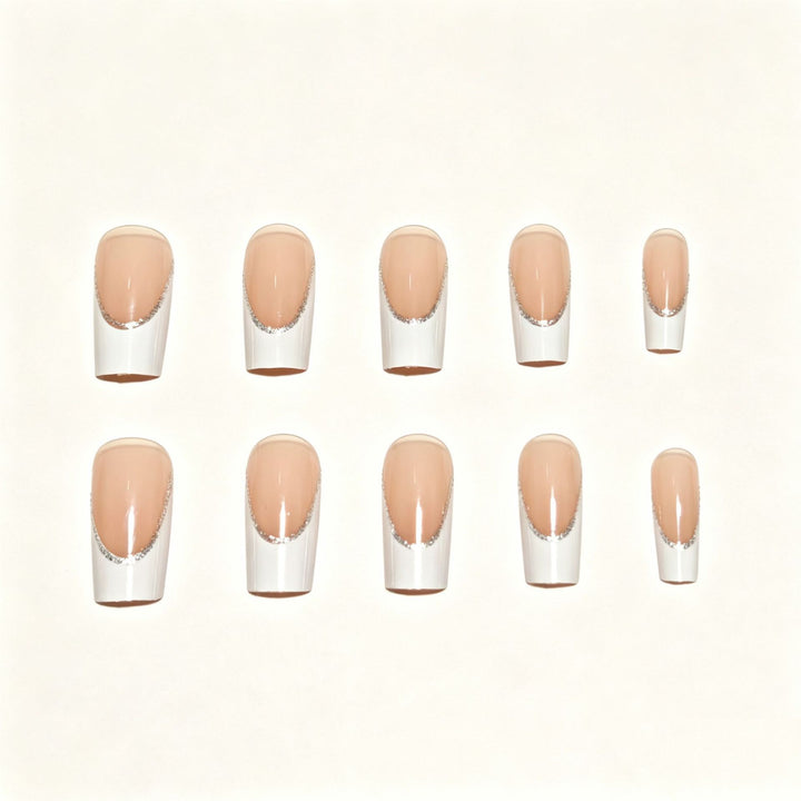 French Tip Gel Nail Art Extensions Bowlift
