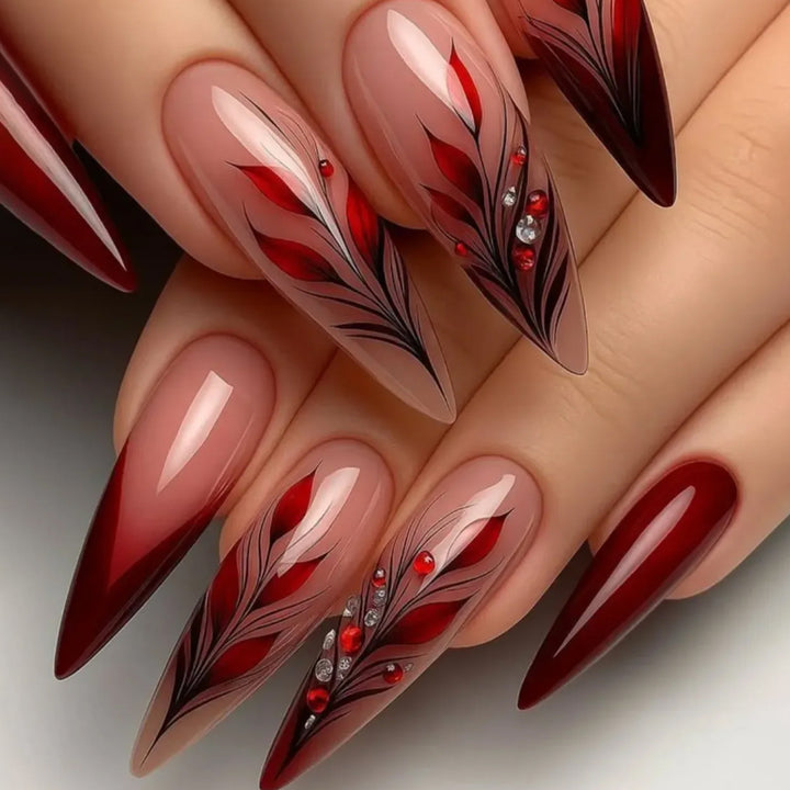 Elegant Stiletto Nail Extensions Bowlift 1789713533