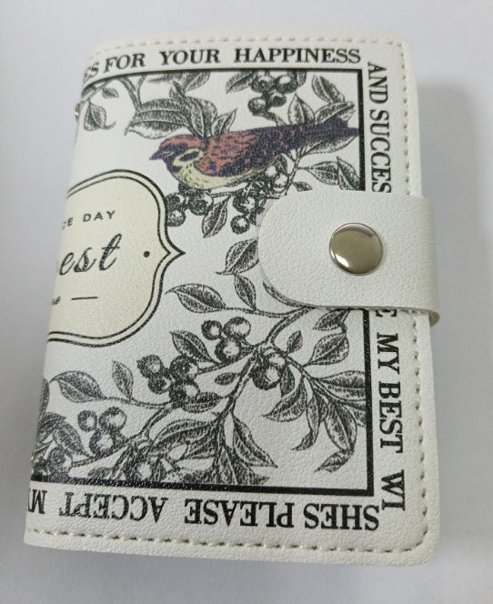 Floral Print Zippered Wallet Bowlift