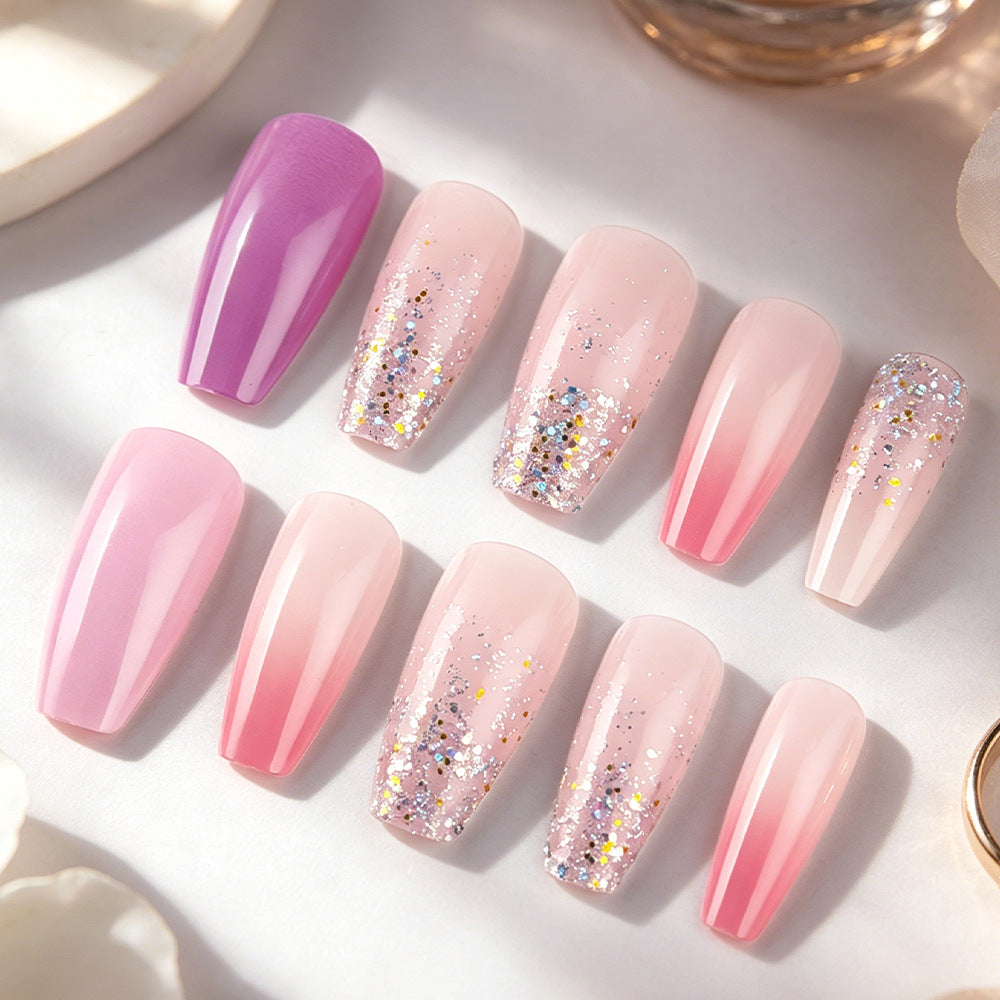 Glamorous Glitter Gel Nail Set Bowlift