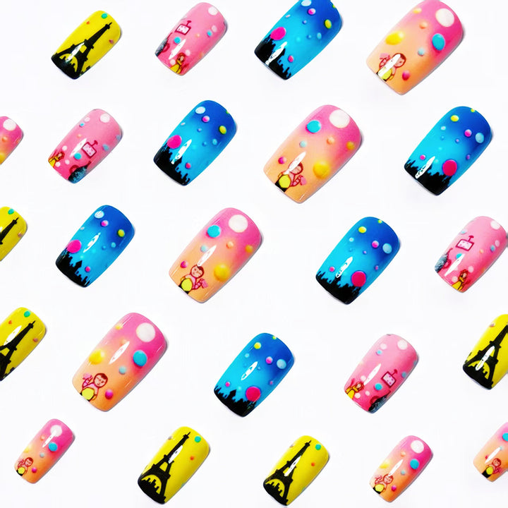 Creative Nail Art with Parisian Motifs Bowlift